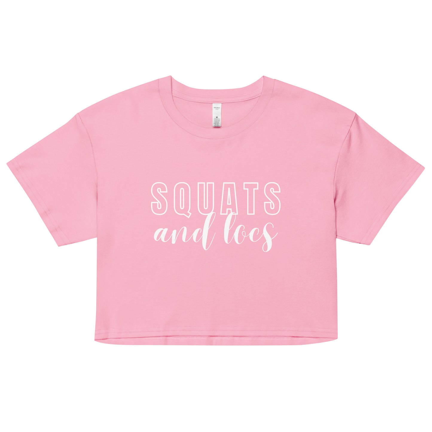 Squats and locs Women’s Crop Top